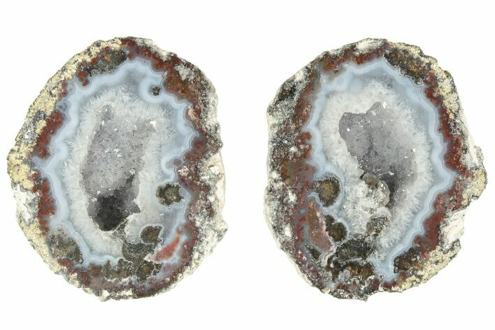 Las Choyas Coconut Nodule with Banded Agate - Mexico #214226